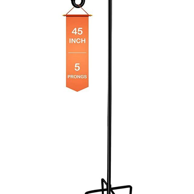 Shepherd-Hooks Adjustable for Bird-Feeder Lantern Plant-Hook Garden-Stake - Plant Stand Hanger for Outdoor Flower Basket, Bird Feeder Hanger Weddings Décor