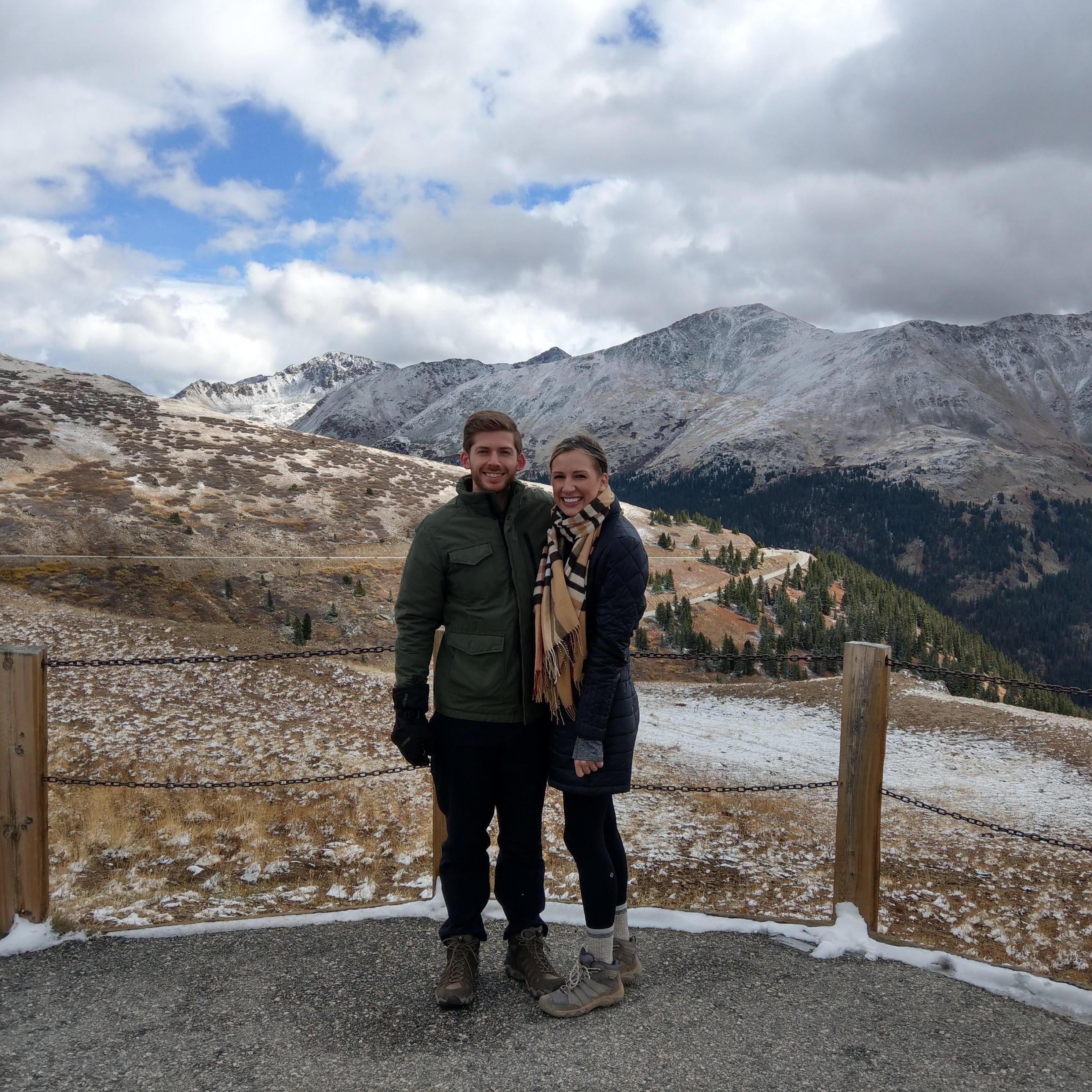 On our way to Aspen, Colorado we stopped at Independence Pass. October 2018