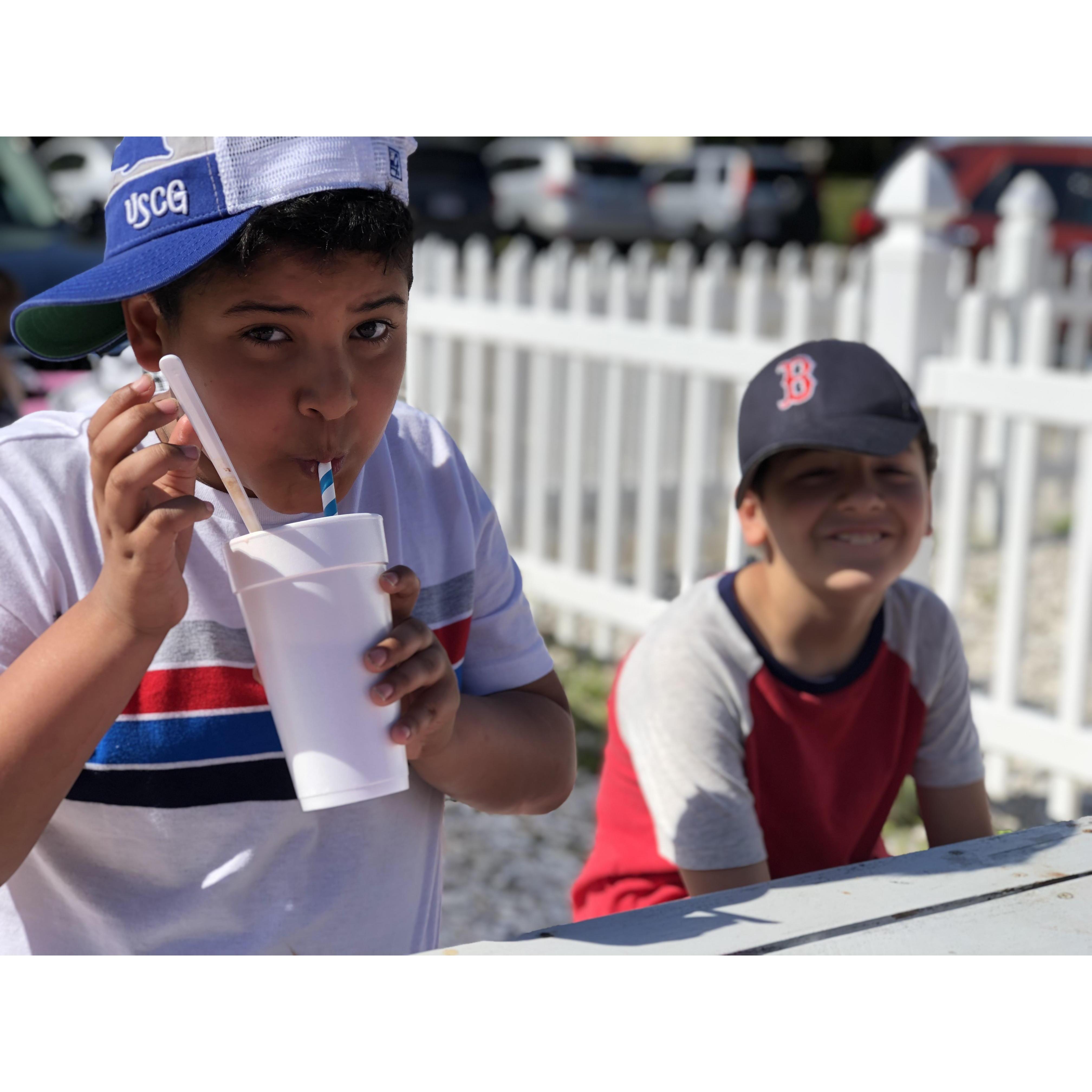 Many trips to get ice cream!
