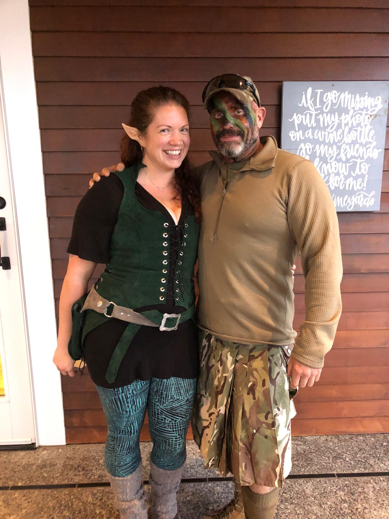 Costume contest at Brignole Vineyards