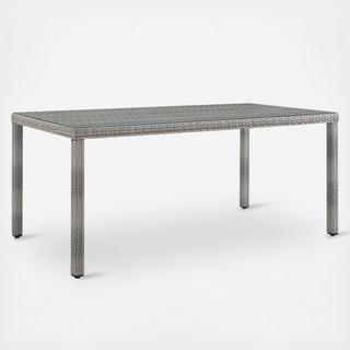 Aura Wicker Rattan Dining Table