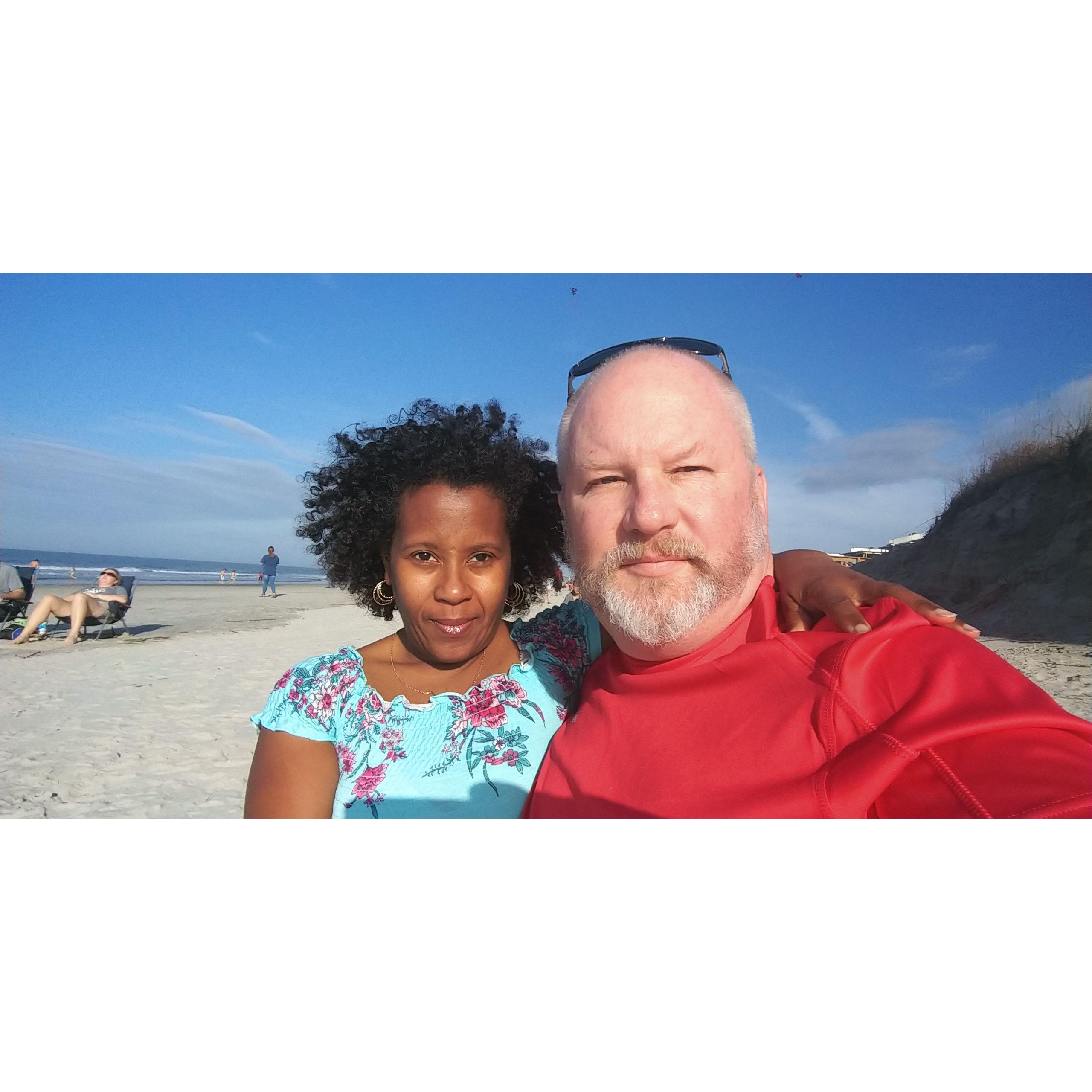 Our first time to Tybee Beach.  January 1, 2019.