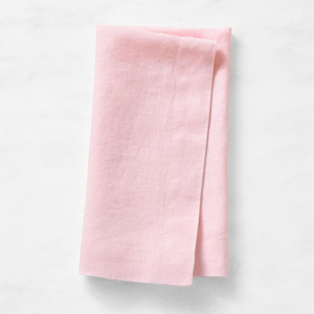 Signature Linen Napkins, Set of 8, Blush