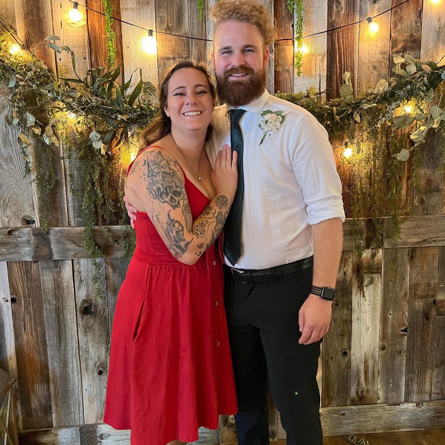 Wedding where Alexander was the “Alex of Honor”