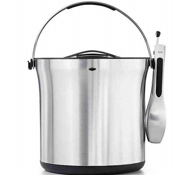 OXO SteeL® 4 qt. Ice Bucket and Tong Set