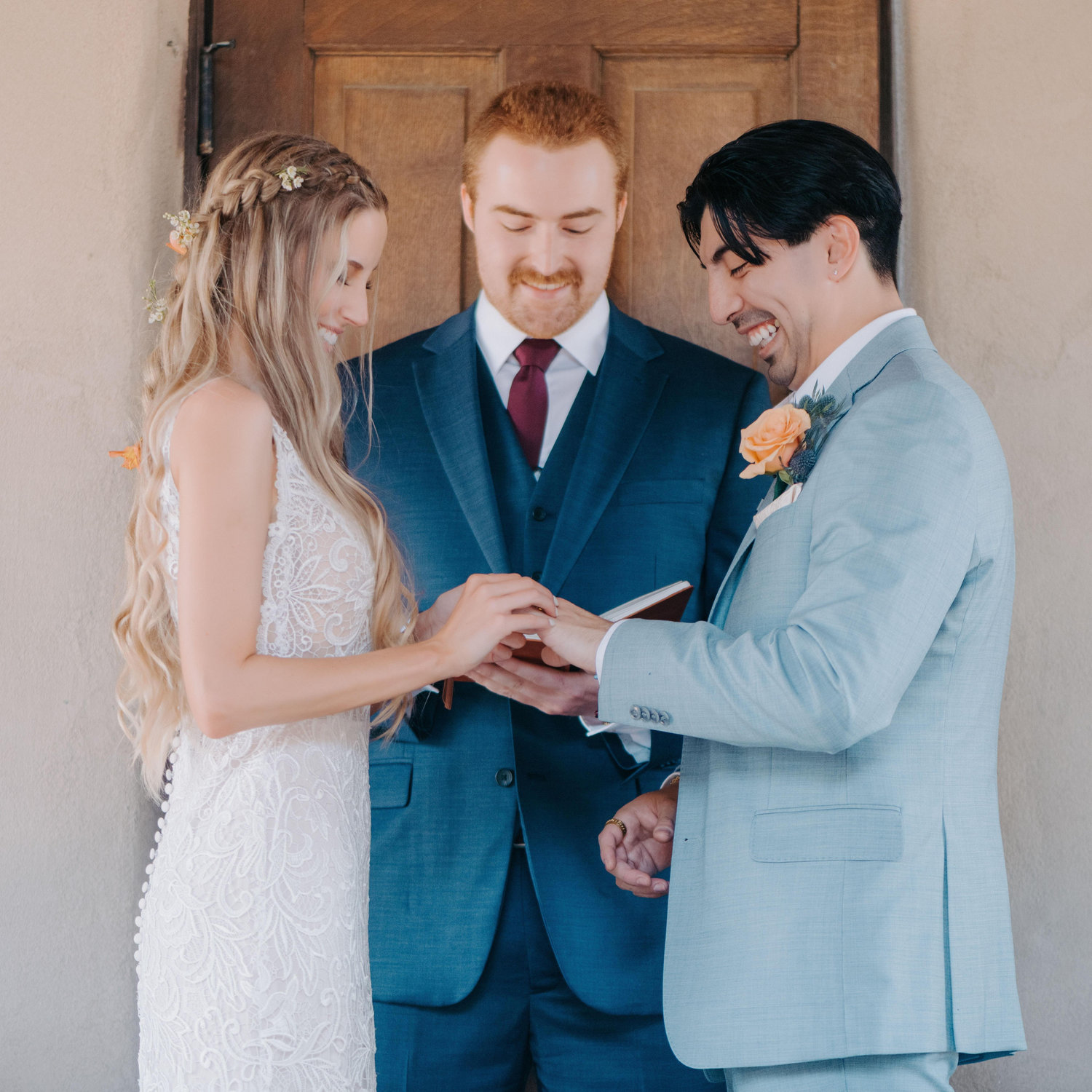 Our wedding day, August 2025
