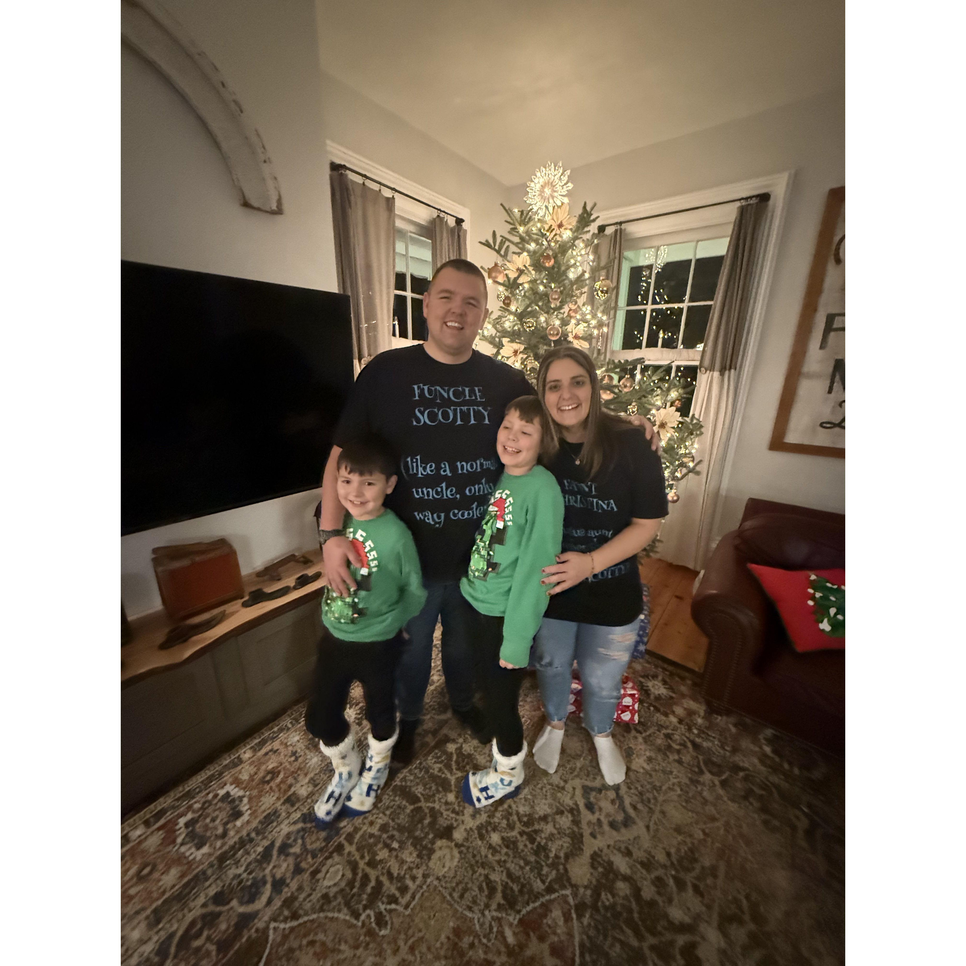 Christmas Day with the boys!