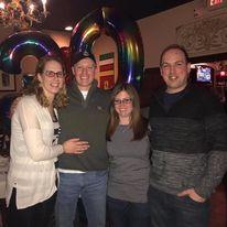 Nick pulled off a surprise 30th birthday dinner for me with some of our close friends!