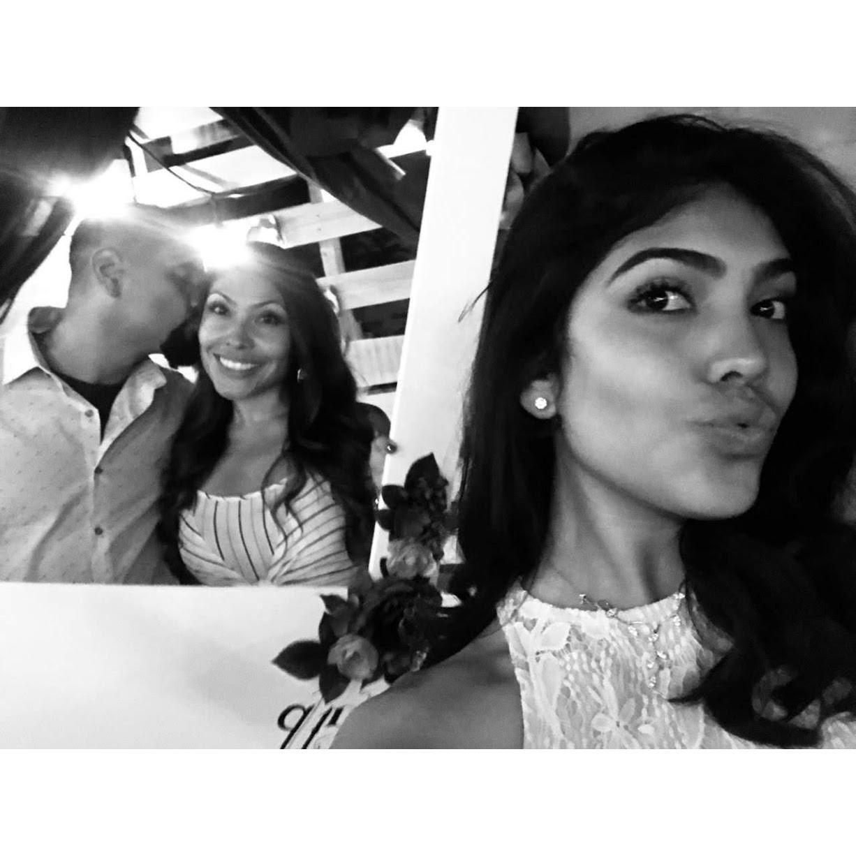 Our baby capturing the love!