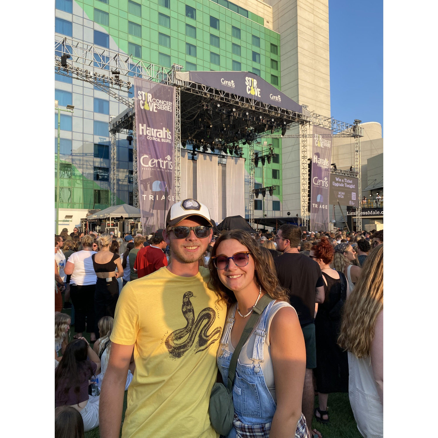 The first concert we went to together! Noah Kahan and Josiah and the Bonevilles