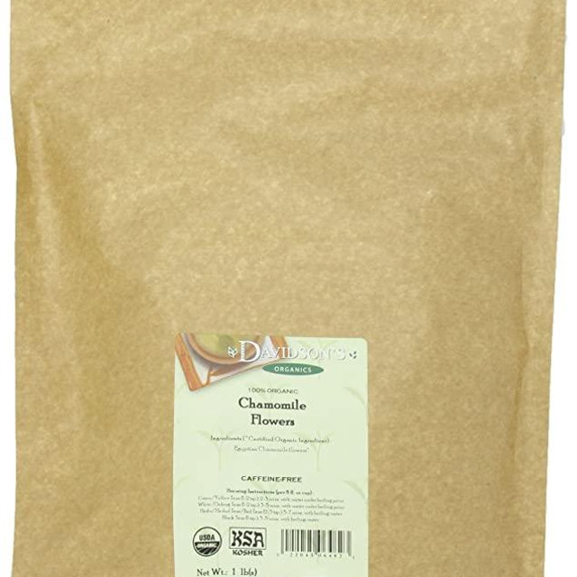 Davidson's Tea Bulk, Herb Chamomile Flower, 16 Ounce