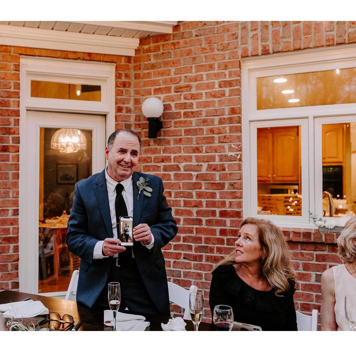 Sharing a text from Nathaniel's grandma, dressed up for our wedding. She played the hymn "Our God Has Made Us One" over the hour we were married from her home in Philo, IL.