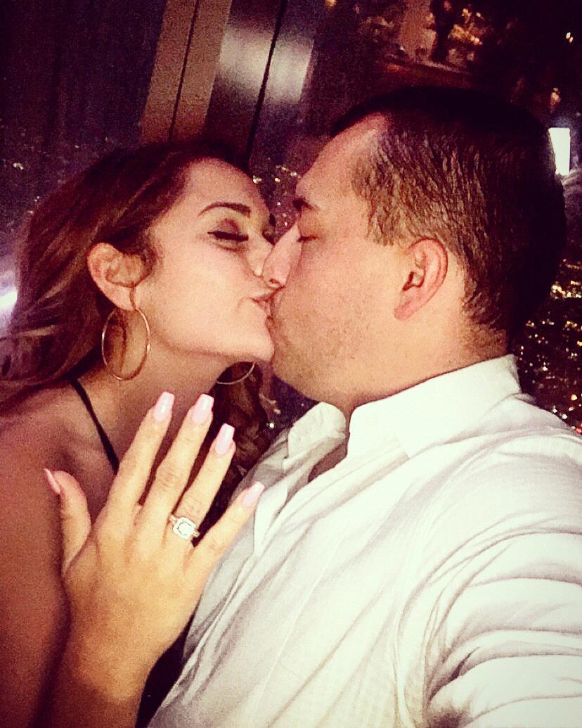 The moment he proposed and I said YES!