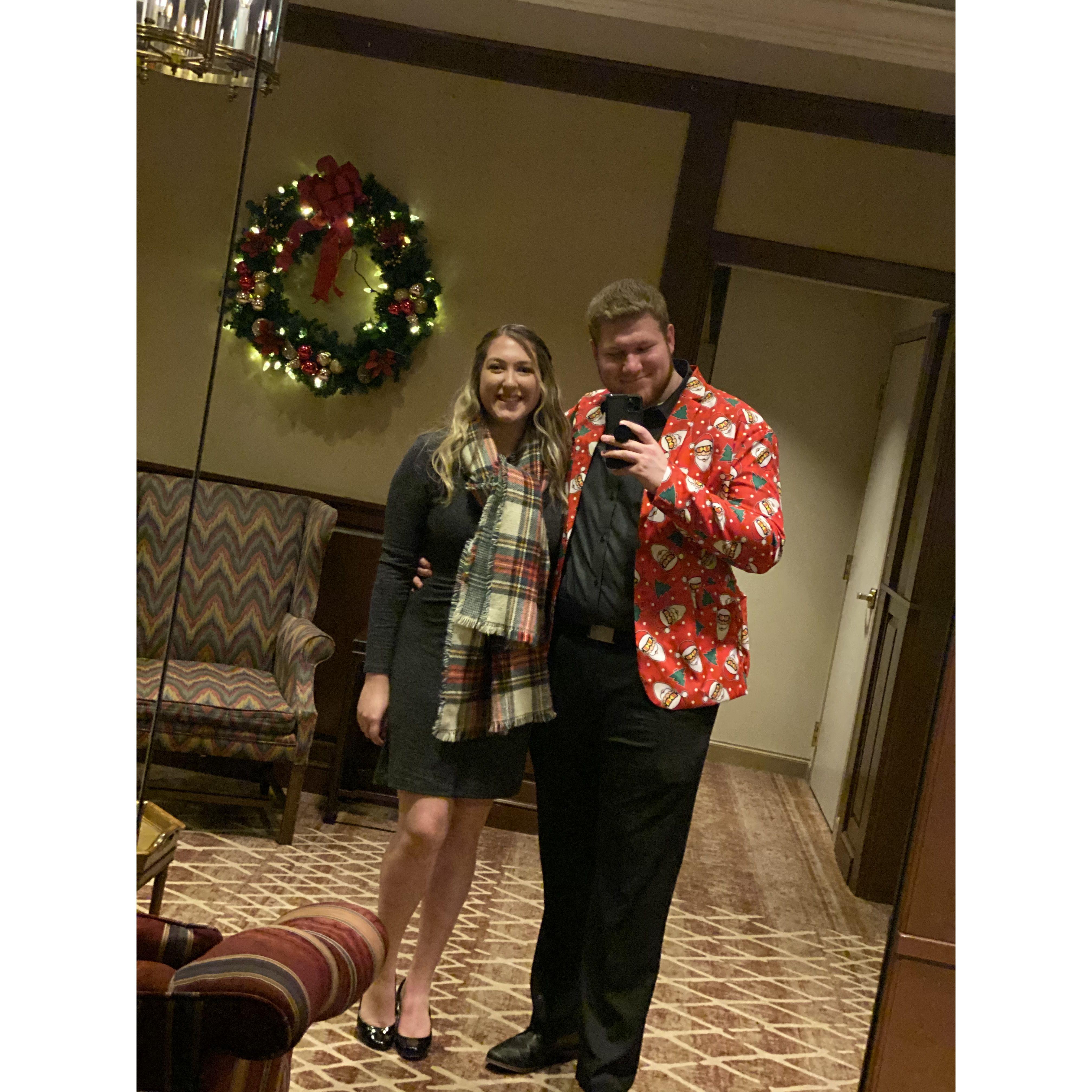 Our first "corporate America" Christmas party