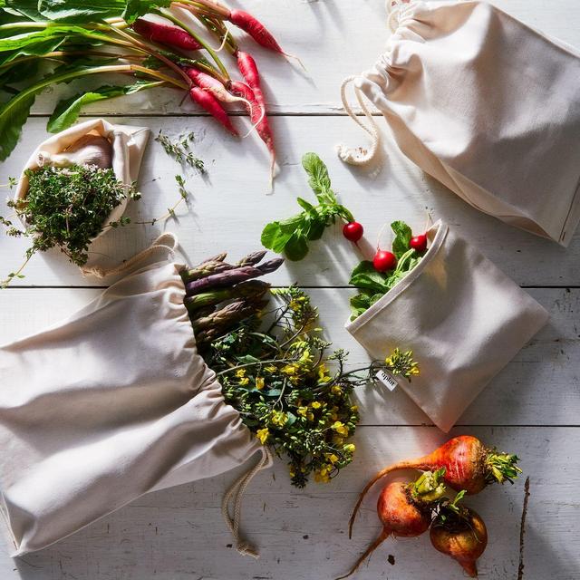 Re-Usable Cotton Food Storage Bags