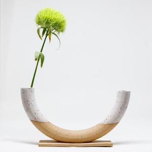 Mimi Ceramics - Macaroni Vase - Half Dipped