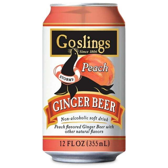 Gosling's Ginger Beer 12 Oz - Pack of 12 (12 Fl Oz, Peach)
