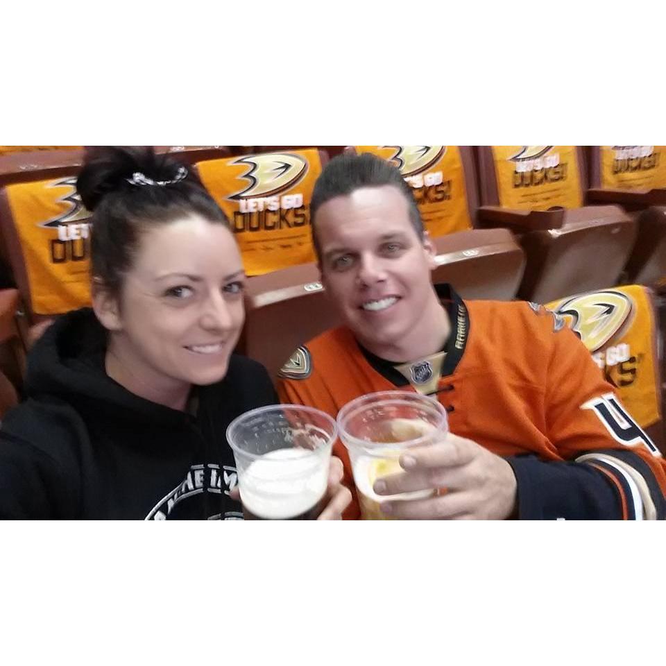 Our First Hockey Game