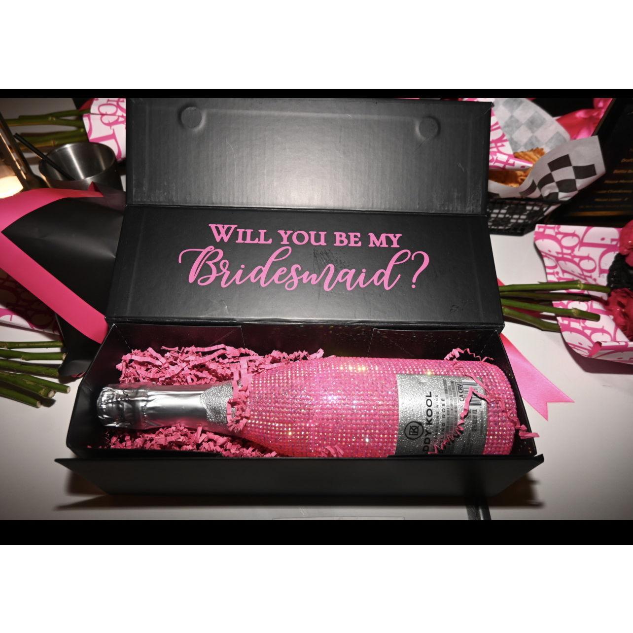 I am the bling queen! Ever since I saw this bottle I knew I had to give them away to my brides maids