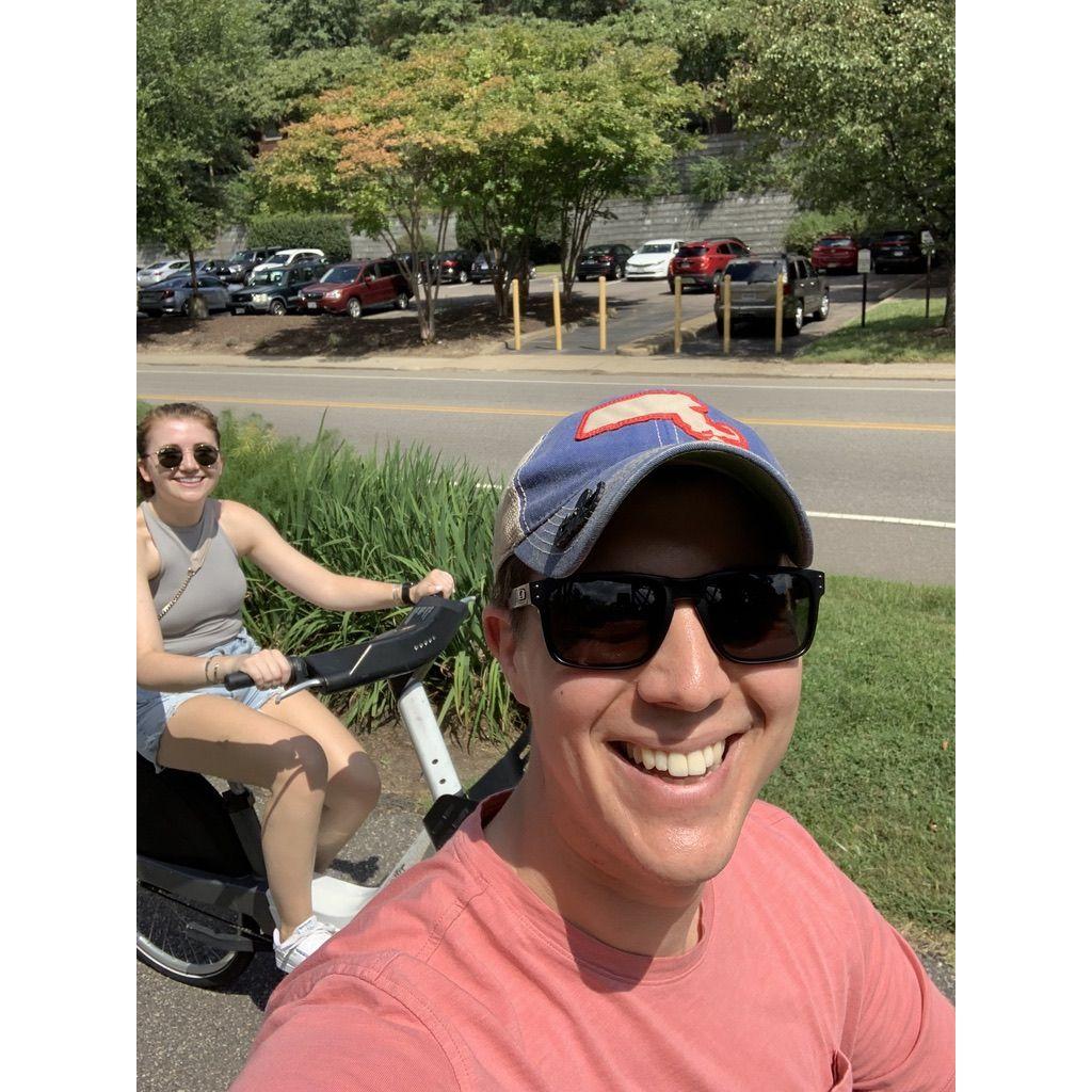 Ryan visited Zach in Virginia while he was attending a military course. They took in the sites of Richmond and also spent time on Virginia Beach!