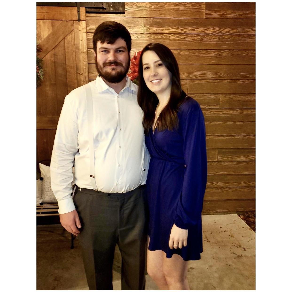 David and Kayla's wedding, December 2019