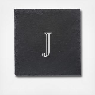 Monogram Light Grey Slate Cutting and Serving Board