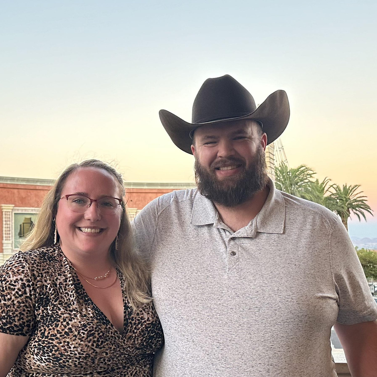 This photo was taken in Vegas for our second anniversary.