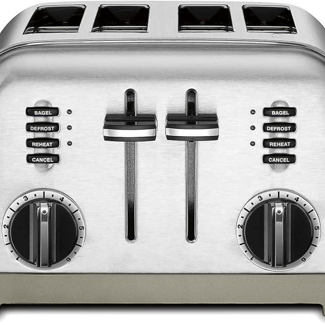 Cuisinart CPT-180 Metal Classic 4-Slice Toaster, Brushed Stainless (Renewed)
