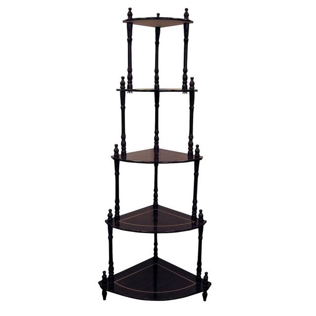 47.5" 5 Tier Corner Stand Cherry - Ore International