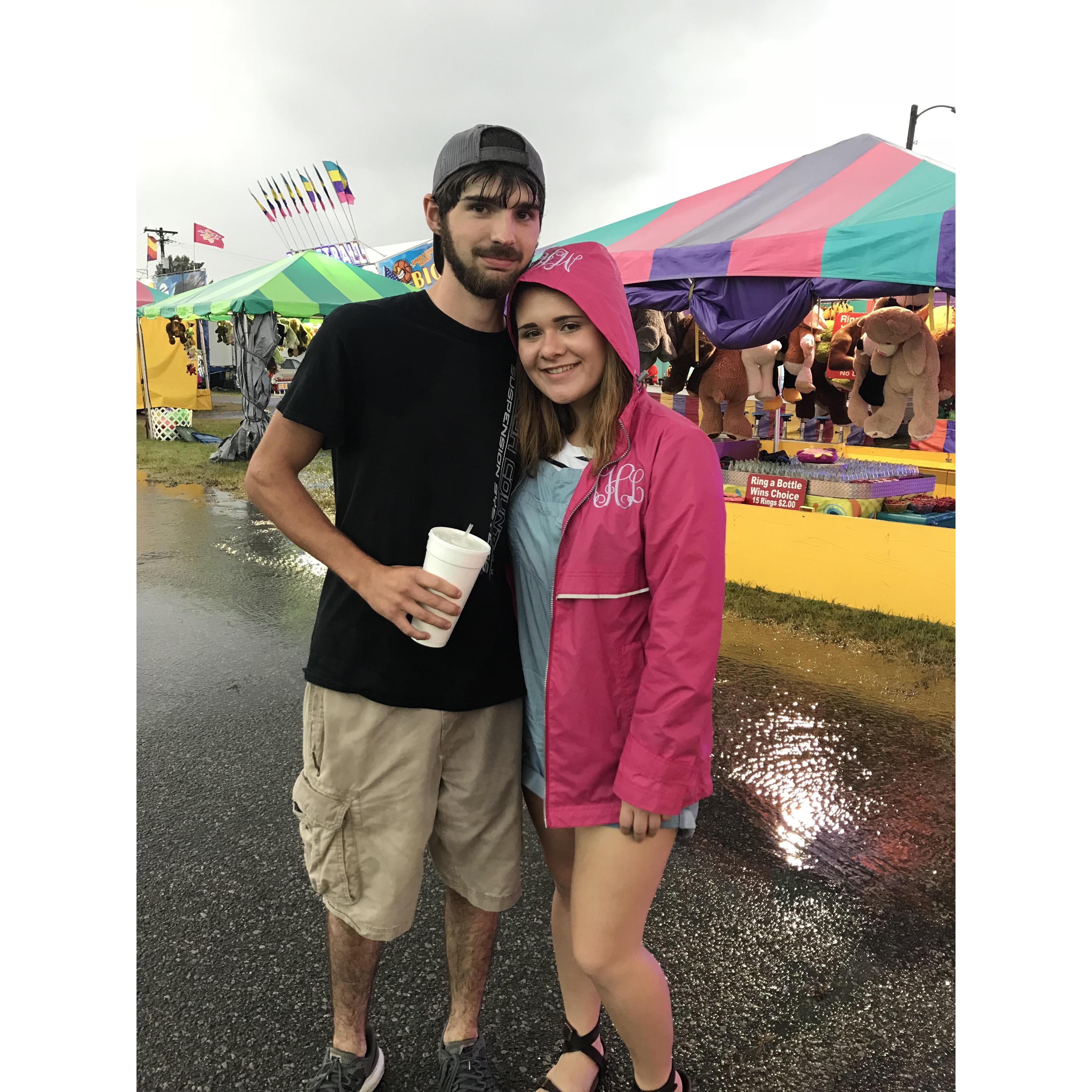 Yearly fair date, rain or shine! 9/8/2018