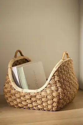 Log Seagrass Basket