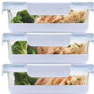 Ello Duraglass Meal Prep 5 Pack Set - Halogen Blue