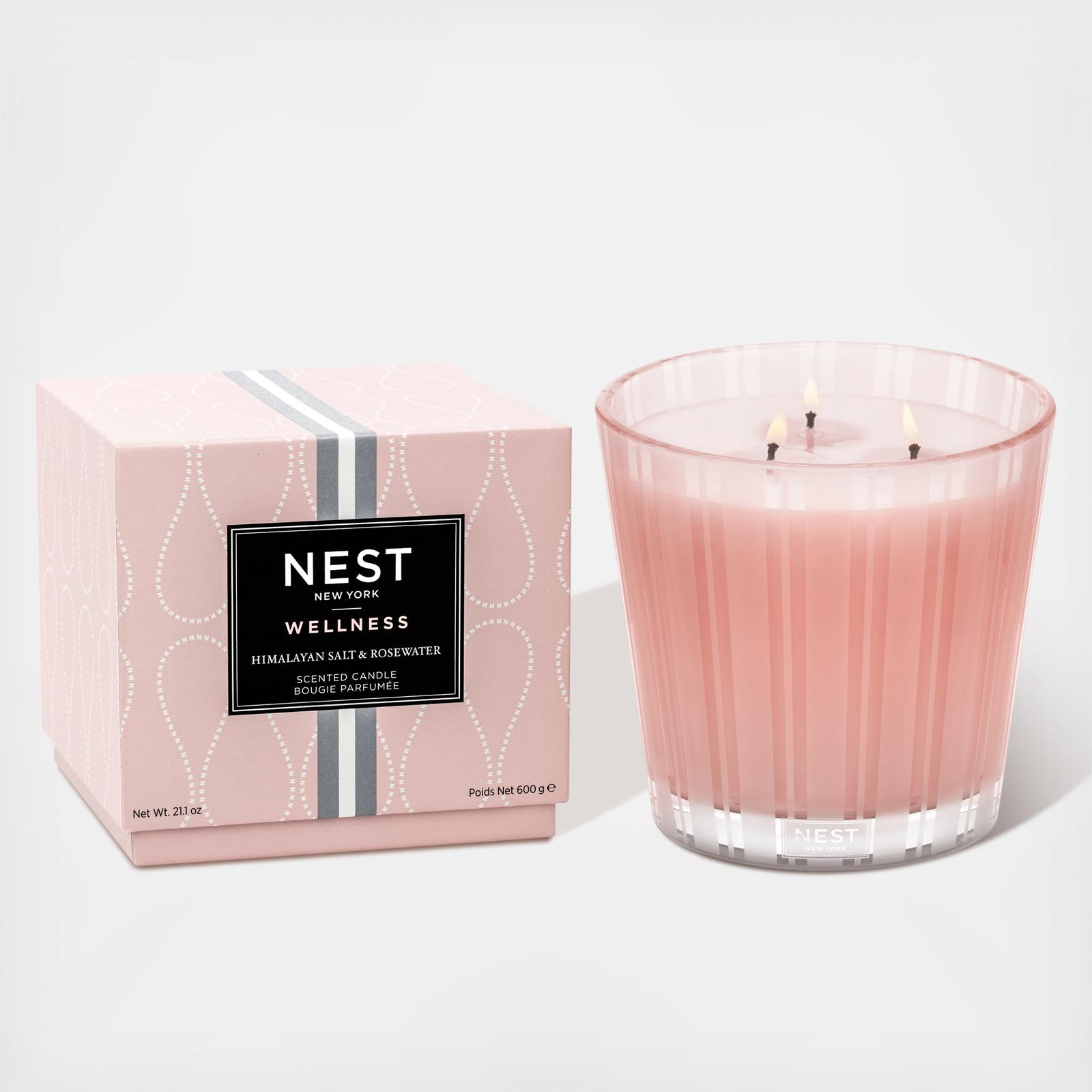 NEST Fragrances, Wellness Himalayan Salt & Rosewater 3-Wick Candle
