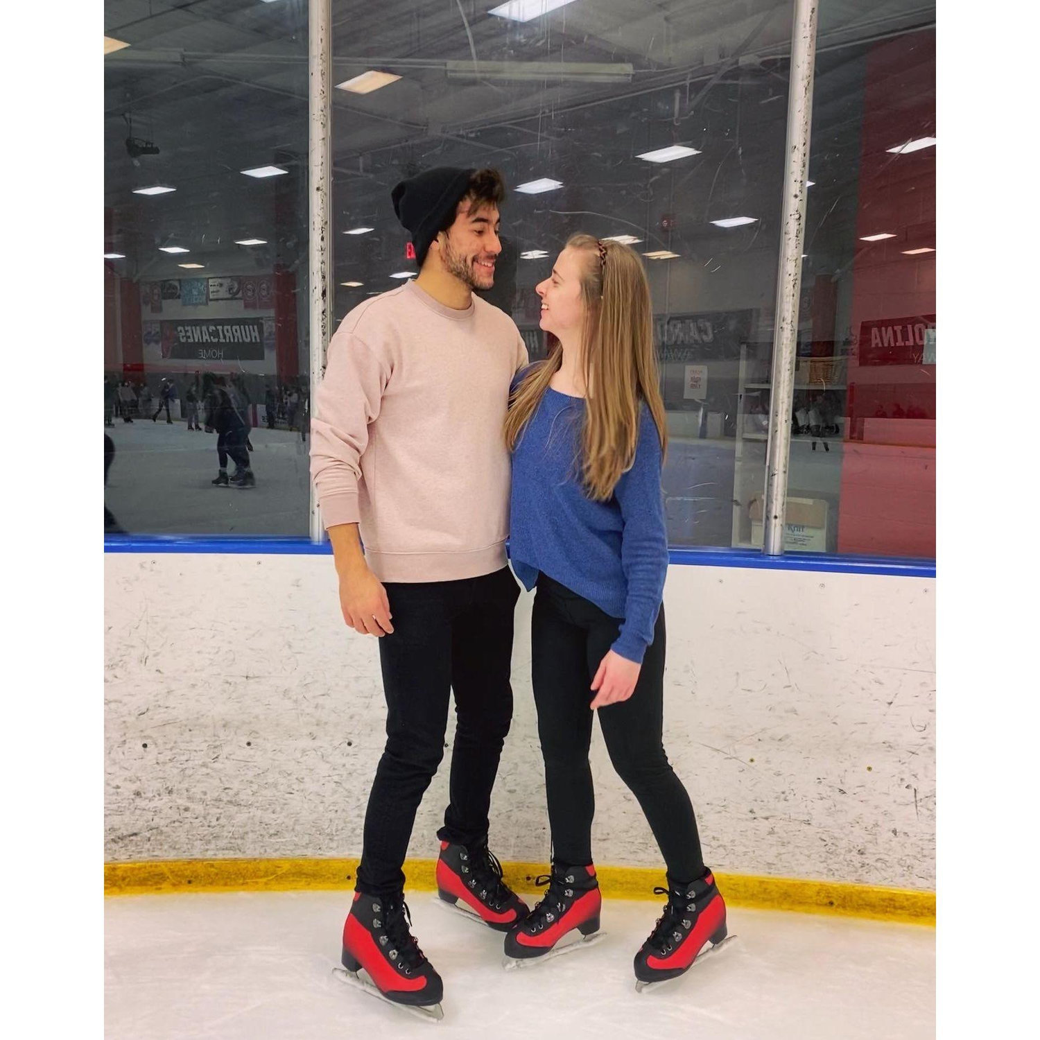 We went ice skating for one of our first dates!