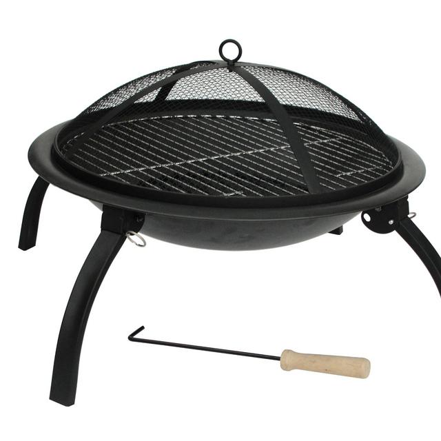 Fire Sense 22-Inch Folding Fire Pit