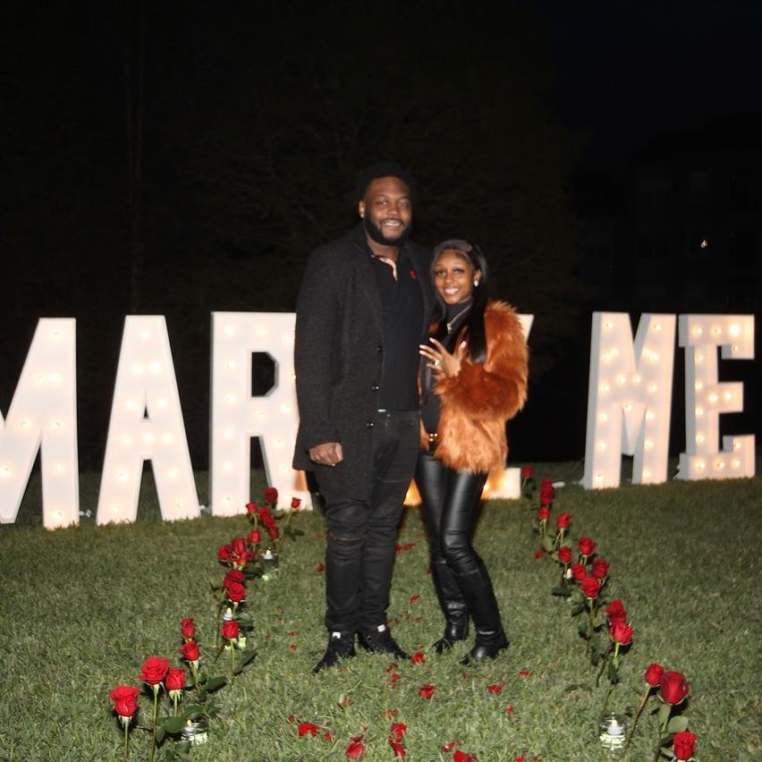 Jordan & Alysia’s engagement. 12/24/2022