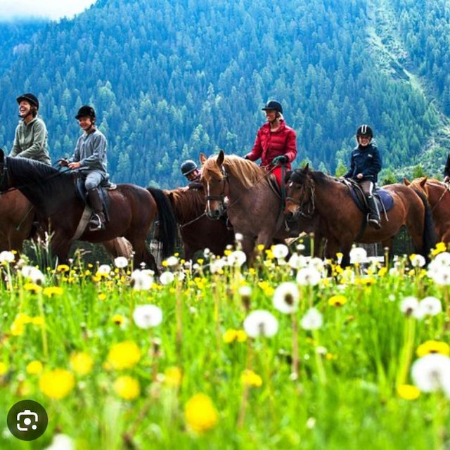 Horse riding in Switzerland