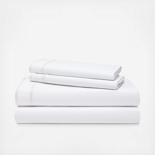 Spencer Border 4-Piece Sheet Set