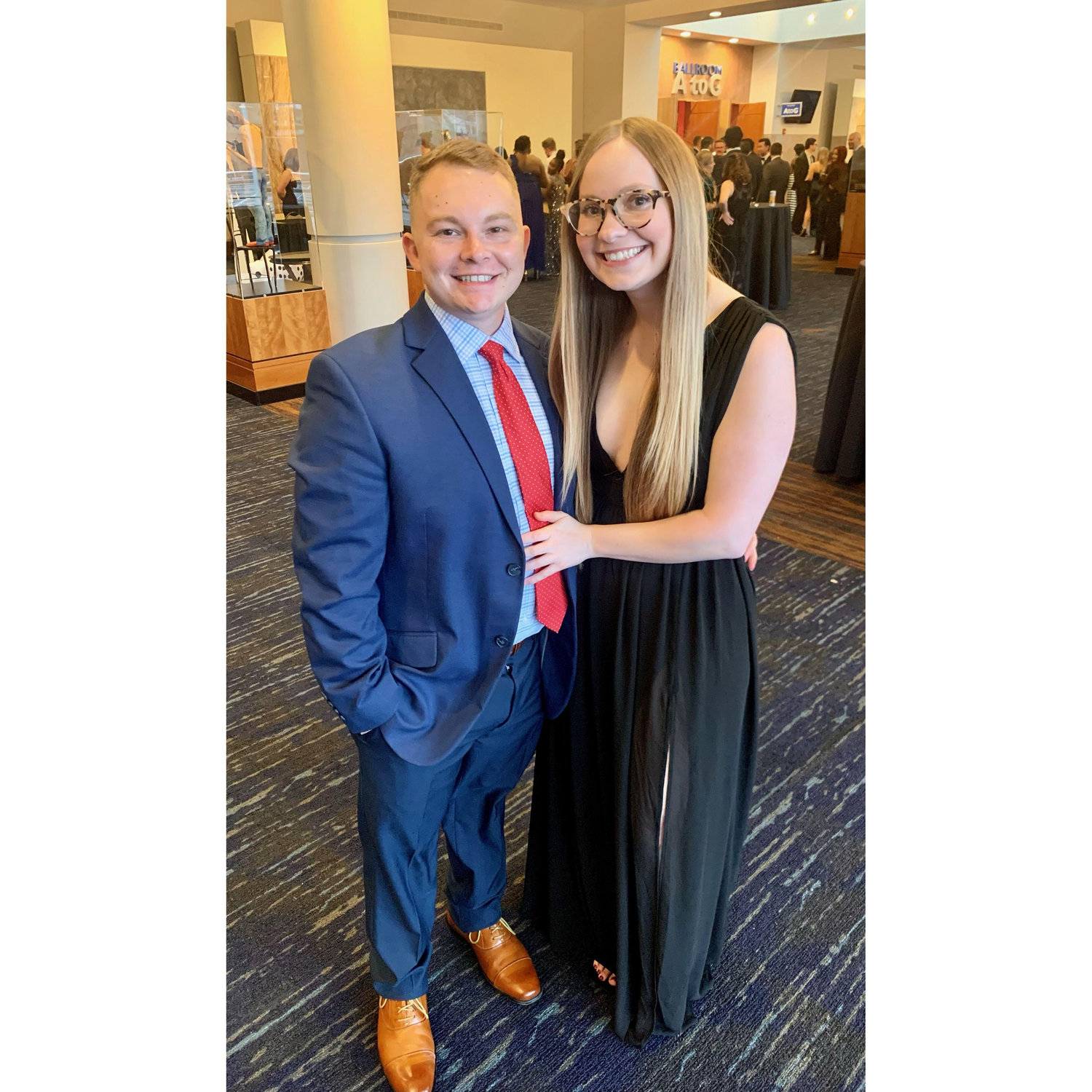 Us at my formal during my first year of med school!!