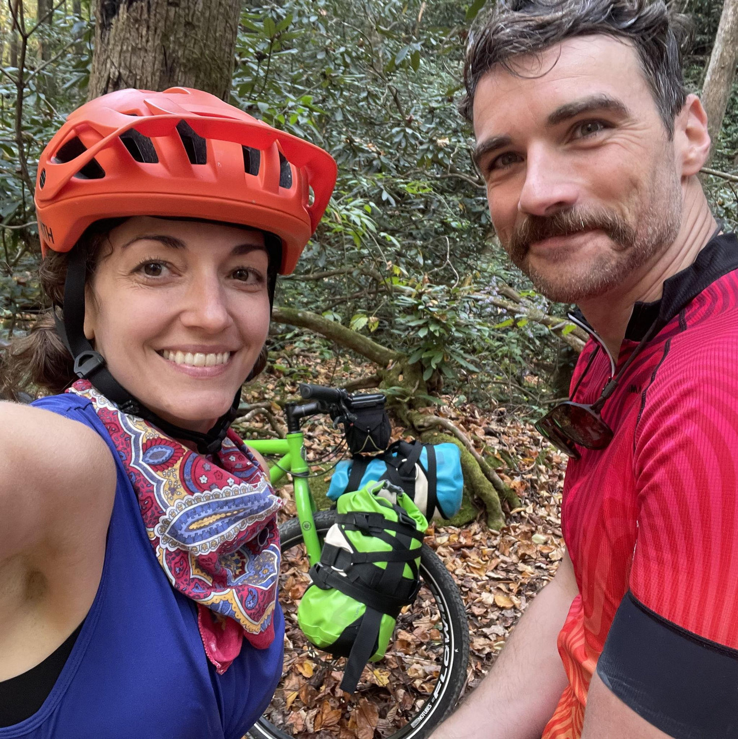 Tandem bikepacking adventures