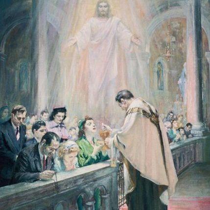 “Recognize in this bread what hung on the cross, and in this chalice what flowed from His side...” —St. Augustine
