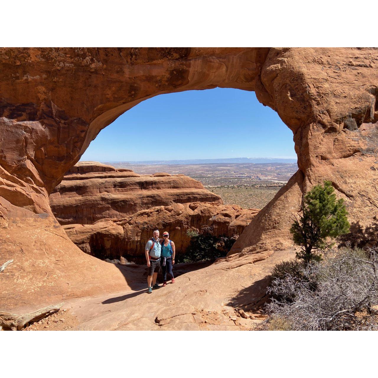 Hiking in Arches National Park