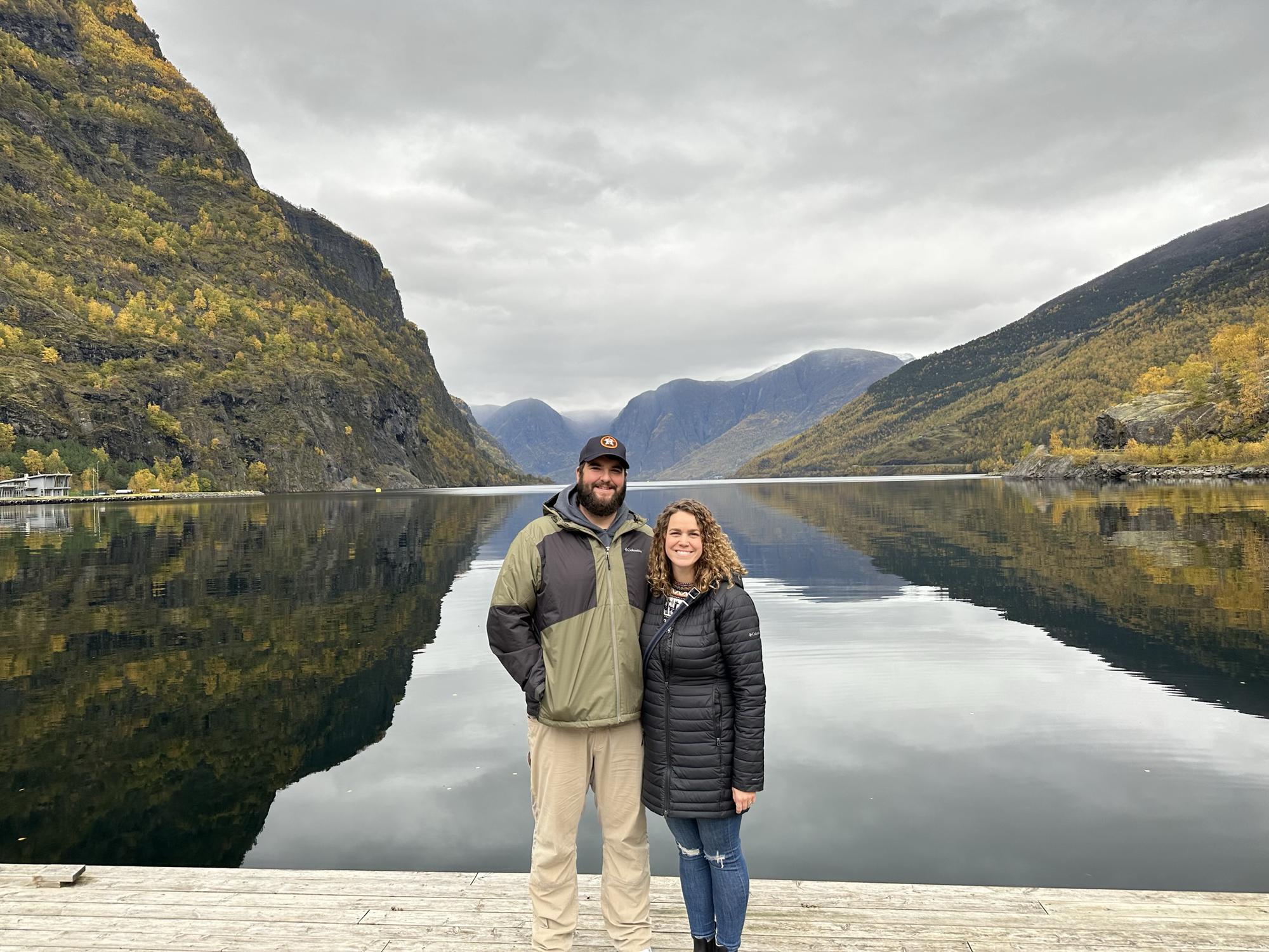 In beautiful Flåm, Norway