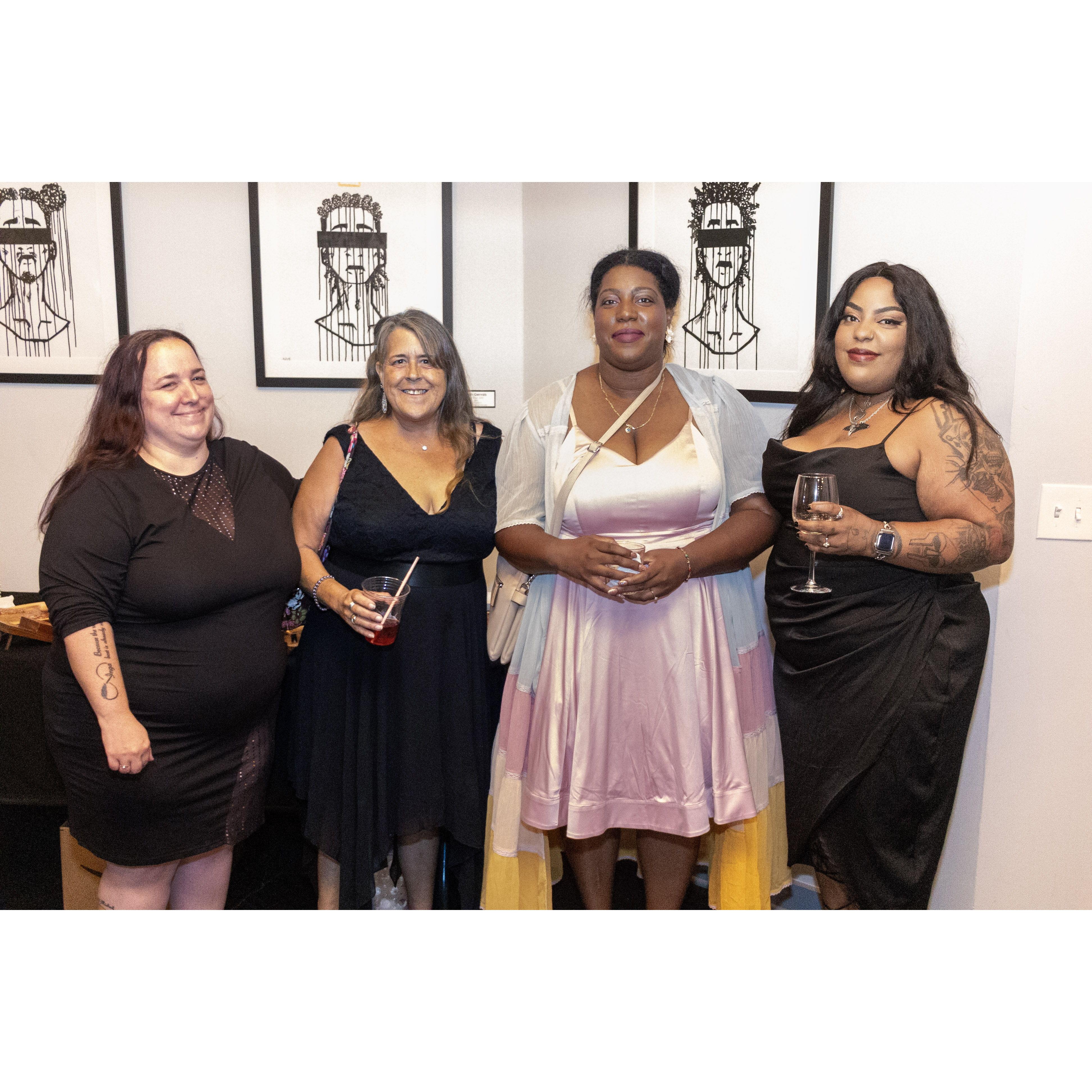 Left to Right - Lisa; Beth, Dorian, Neisha