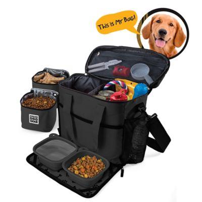 Overland Gear Week Away Medium/Large Dog Bag in Black