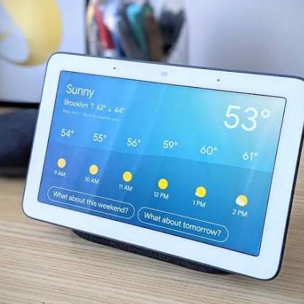 Nest Hub 7” Smart Touchscreen Display with Google Assistant (2nd Gen) - Charcoal