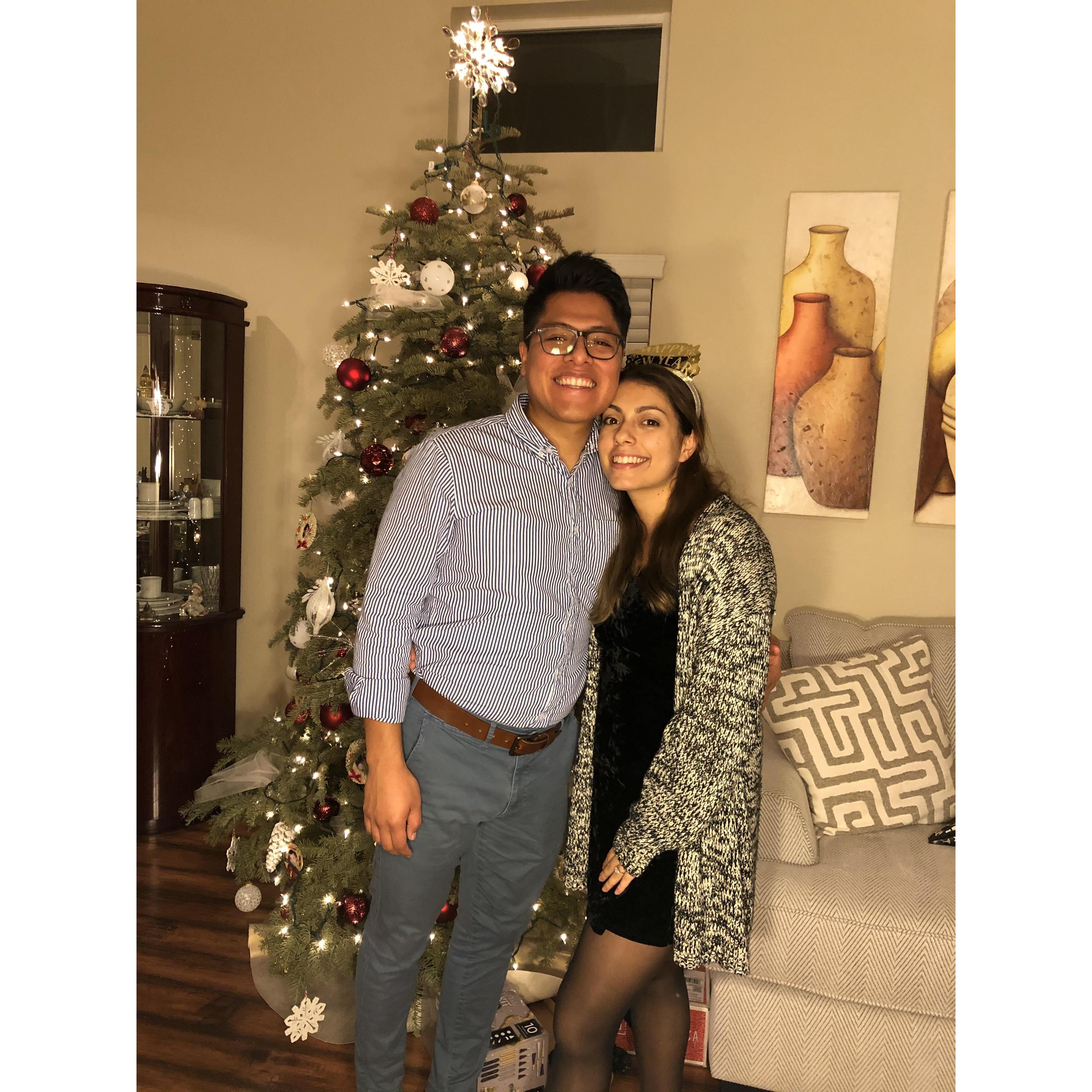 First and last Christmas as an engaged couple!