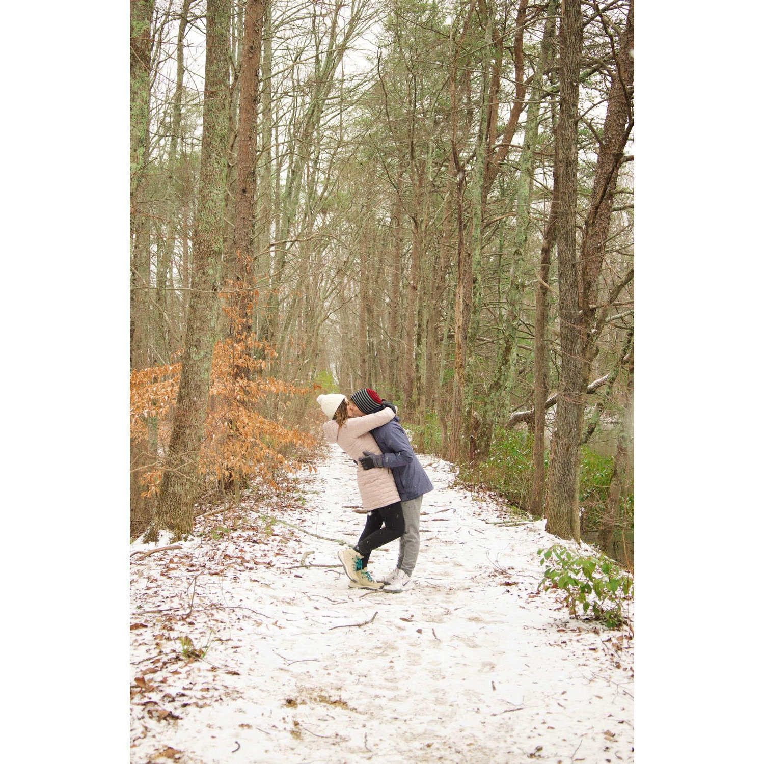 A Florida girl's first dusting of snow