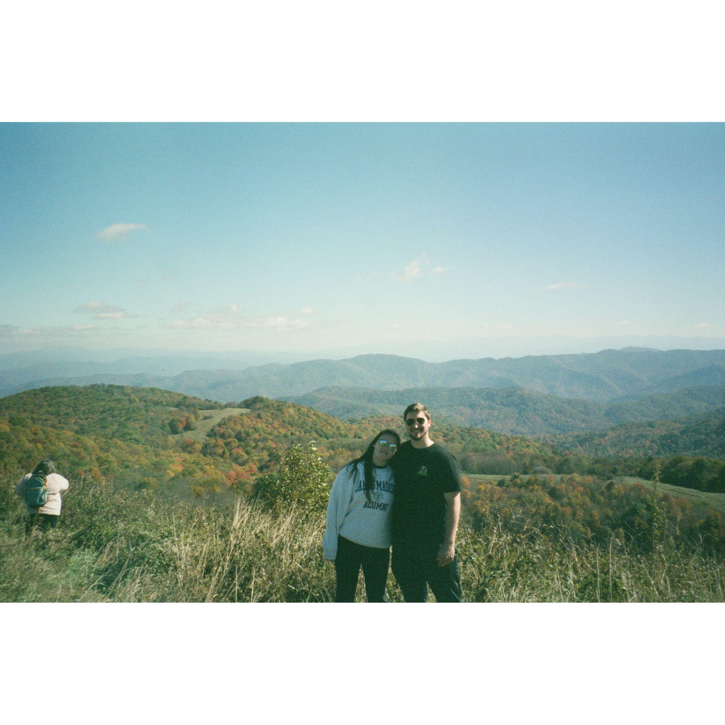 Film shot from our first anniversary, spent in Asheville, NC