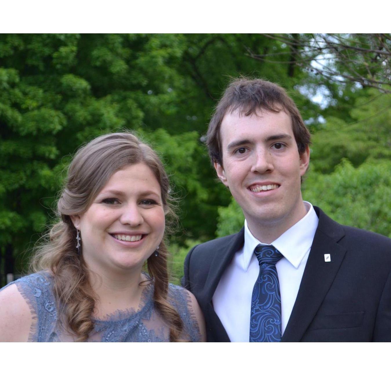 At Lucas and Leslie's wedding! Brandon's first time meeting the entirety of the Coppes Family, ALL IN ONE GO!
